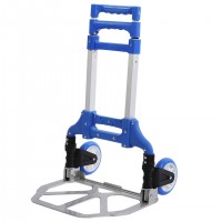 80kg Kapasiteli Teleskopik, Katlanır El Arabası Koli Yük Paket Taşıma piknik arabası